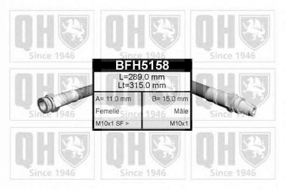 QUINTON HAZELL bfh5158 -  Тормозной шланг